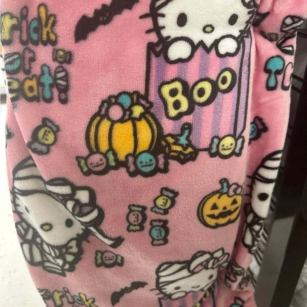 Hello Kitty Halloween Blanket Bundle 2 Pack NEW Throw Fleece Boo Candy Pumpkin